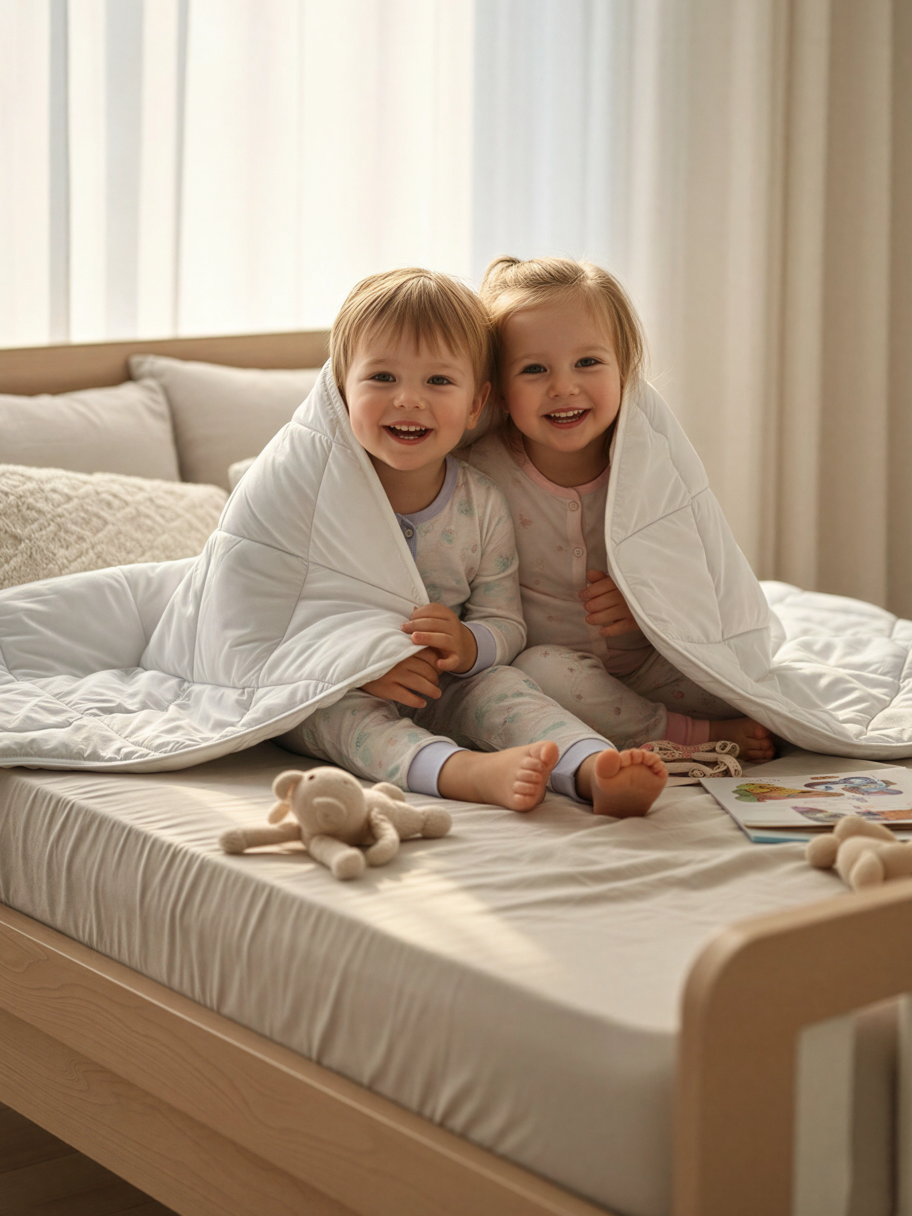 Одеяло 110х140 стандартное  стеганое Oltex BABY Лебяжий пух