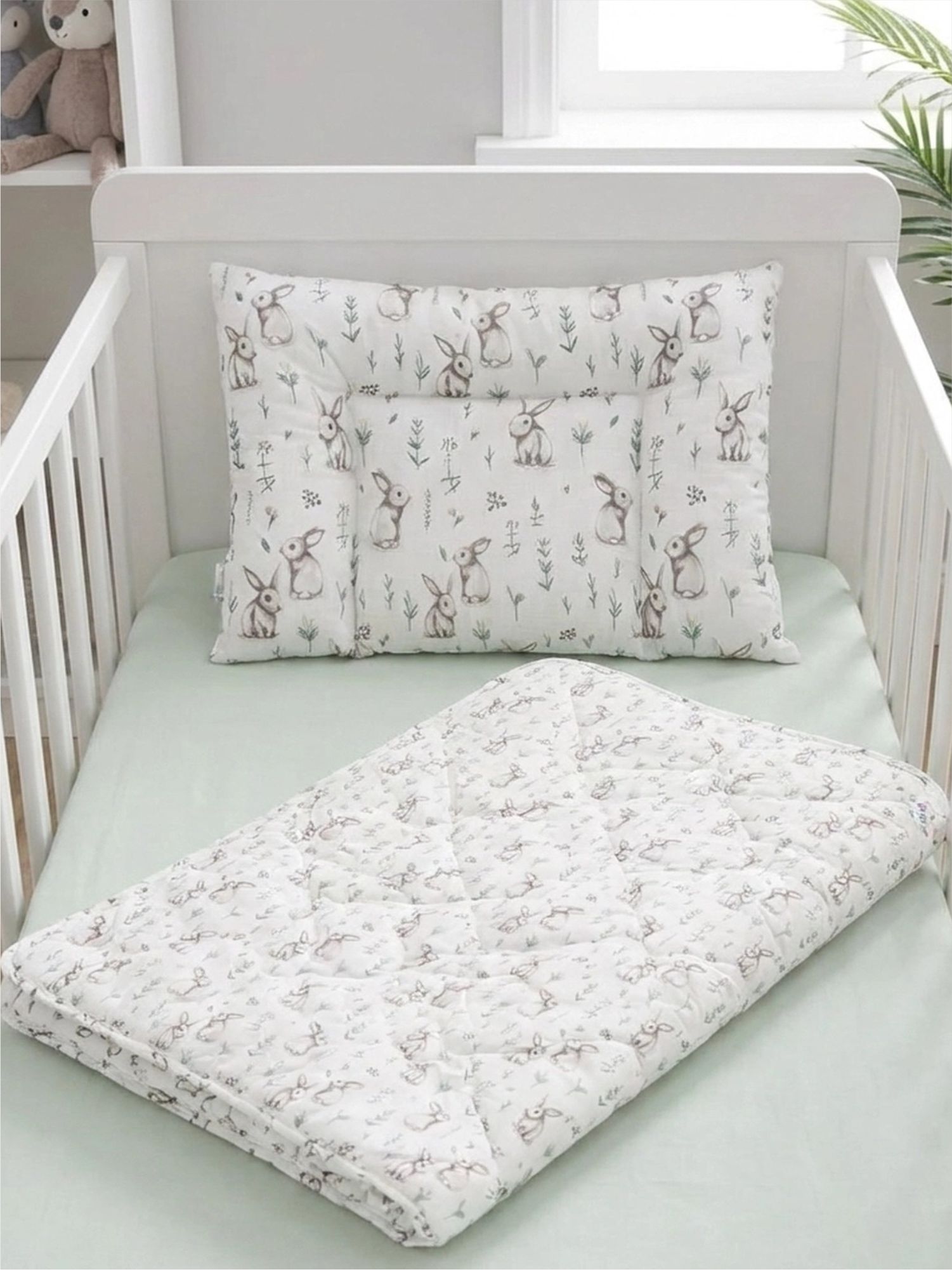 Комплект детский BABY OL-TEX "Бамбук" (подушка 40х60, одеяло 110х140)