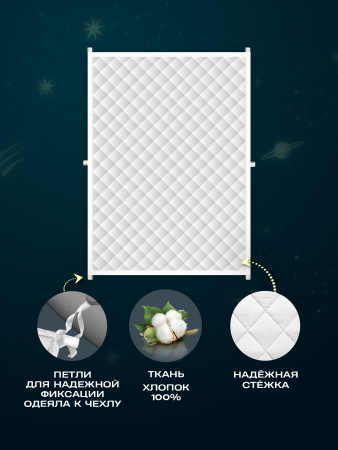 Купить Утяжеленное сенсорное одеяло WELLINAGRAVITY 110х140 белое 2кг WGS-11 по цене  руб.