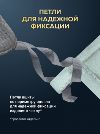 Купить Утяжеленное сенсорное одеяло WELLINAGRAVITY 140х205 мятное 6кг WGS-15 по цене  руб.
