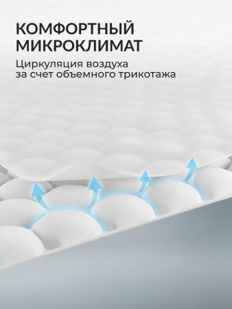Наматрасник чехол непромокаемый OlTex Blanc Pur 160х200х30